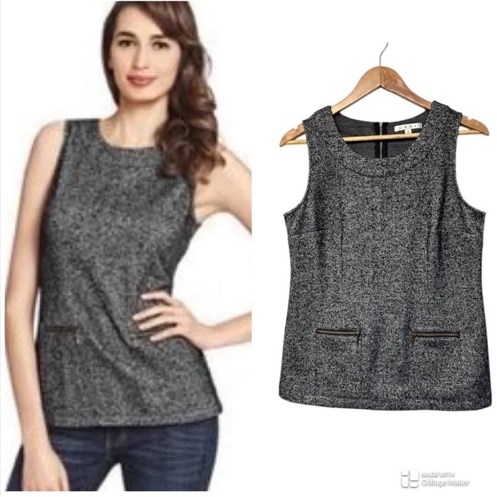CAbi Cece herringbone tank
